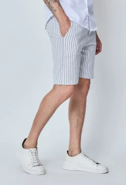 Short chino à carreaux