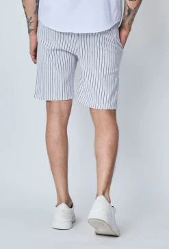 Short chino à carreaux