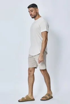 Short chino à carreaux