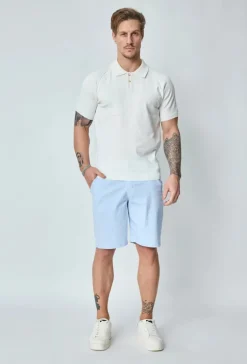 Short chino à carreaux