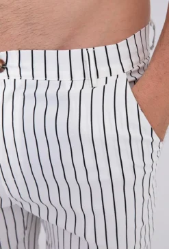 Short chino rayé