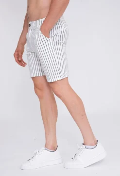 Short chino rayé