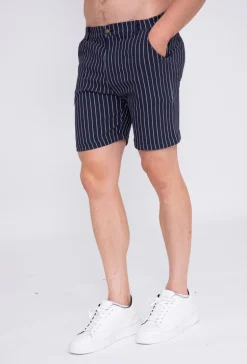 Short chino rayé