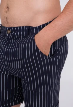 Short chino rayé