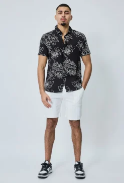 Short chino uni léger stretch et très confortable