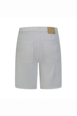 Short classique uni à coupe large
