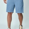 Short droit à motifs troués