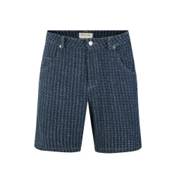 Short droit à motifs troués
