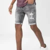 Short jean déchiré