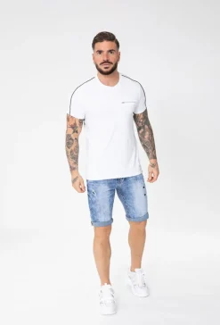 Short jean déchiré