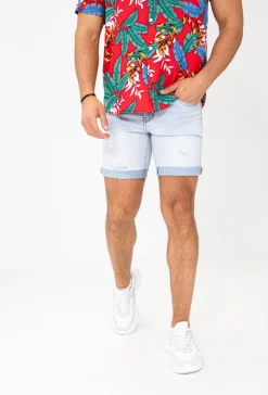 Short jean déchiré