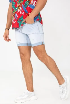 Short jean déchiré