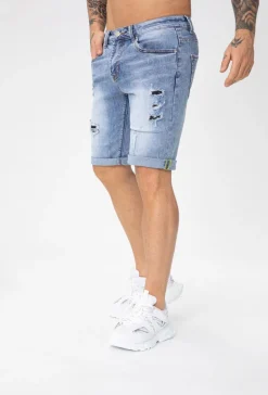 Short jean déchiré
