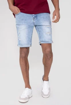 Short jean déchiré
