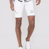 Short jean stretch déchiré