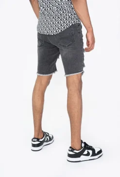 Short jean stretch déchiré