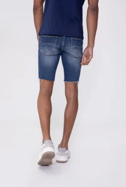 Short jean stretch déchiré