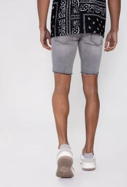 Short jean stretch déchiré