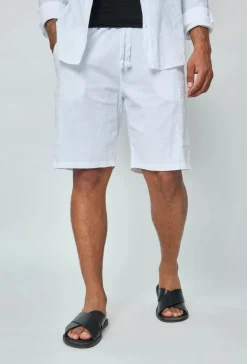 Short léger effet lin