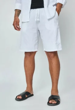 Short léger effet lin