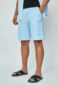 Short léger effet lin