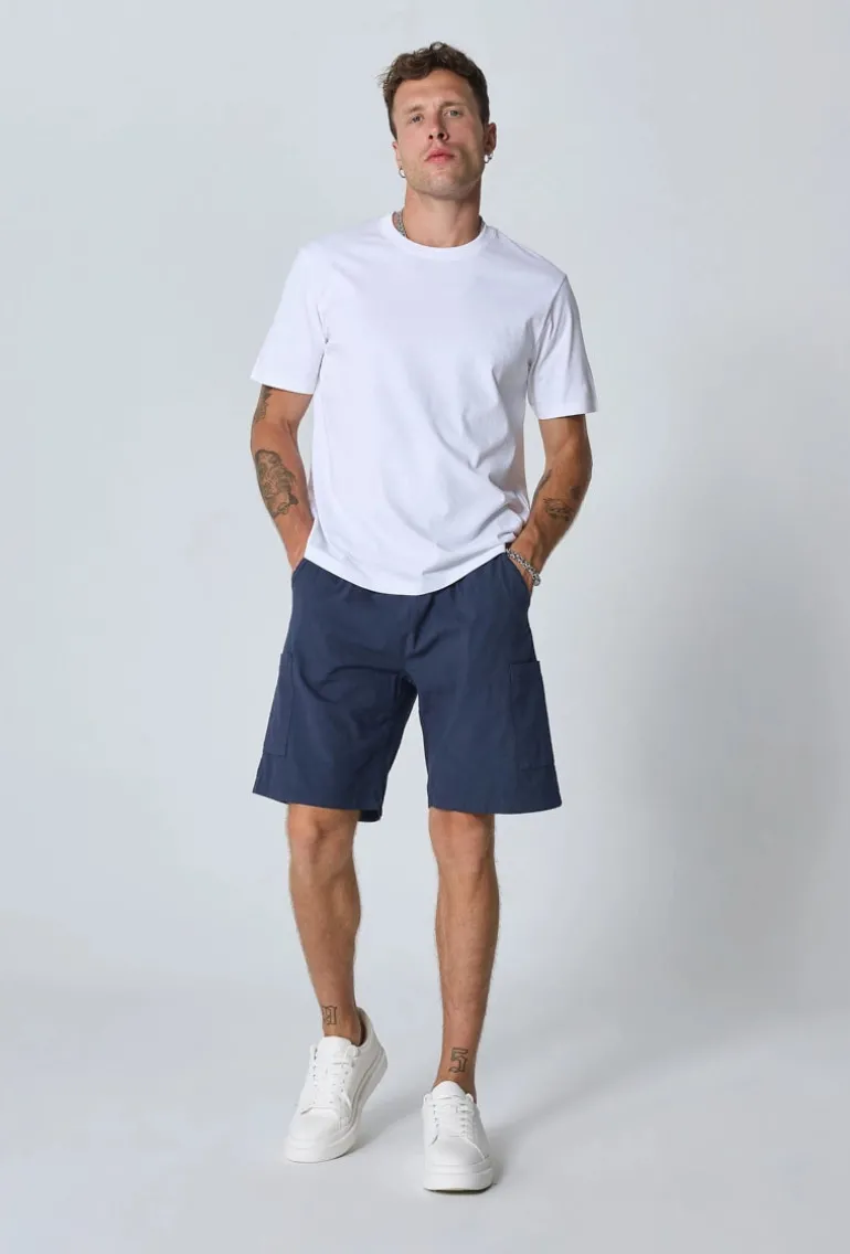 Short léger effet lin