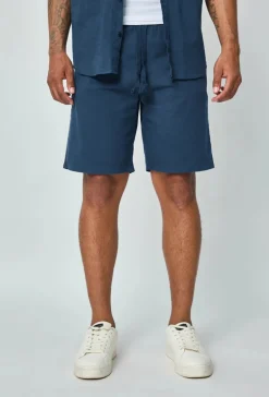 Short léger en viscose effet lin