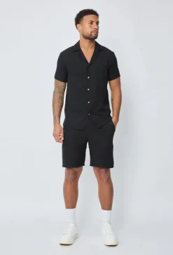 Short léger toile style lin