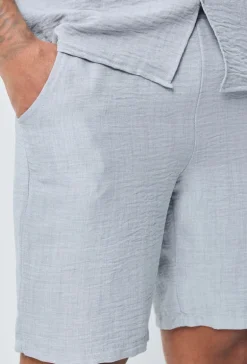 Short léger toile style lin