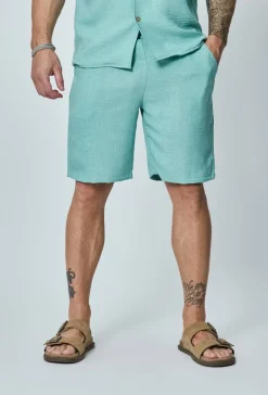 Short léger toile style lin