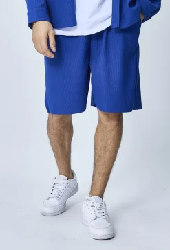 Short plissé oversize