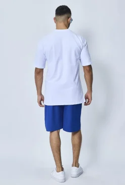 Short plissé oversize