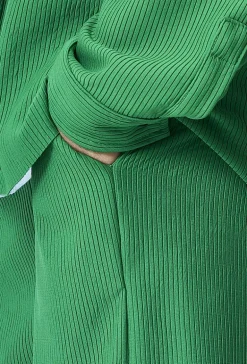 Short plissé oversize