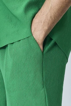 Short plissé oversize