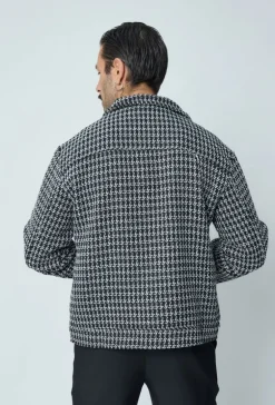 Surchemise à carreaux boutonnée