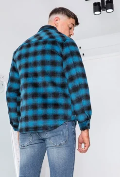 Surchemise avec motif à carreaux