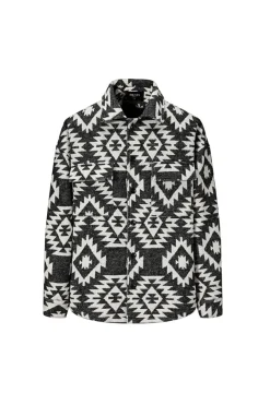 Surchemise jacquard à motif aztèque