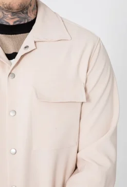 Surchemise sergé à poche