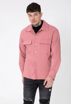 Surchemise sergé à poche