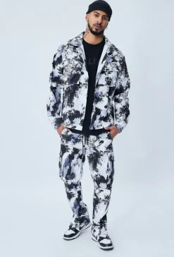 Surchemise streetwear à motif camouflage