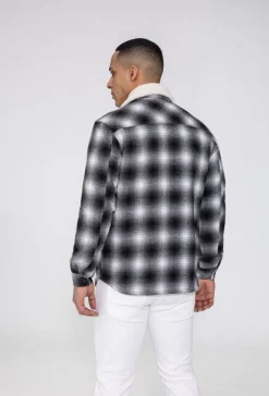 Surchemise tendance avec motif à carreaux
