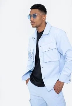 Surchemise tendance manches longues