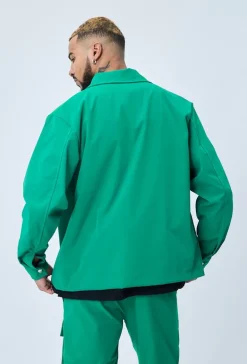 Surchemise tendance manches longues