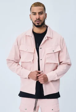 Surchemise tendance manches longues