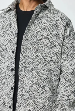 Surchemise toile à imprimé aztèque