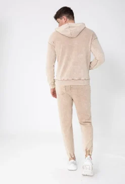 Sweat à capuche délavé