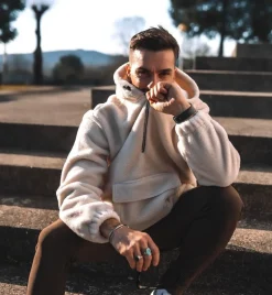Sweat à capuche polaire zippé