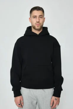 Sweat à capuche uni