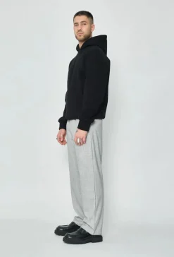 Sweat à capuche uni