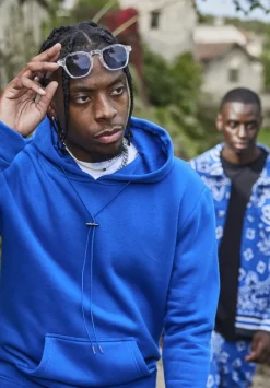 Sweat à capuche uni